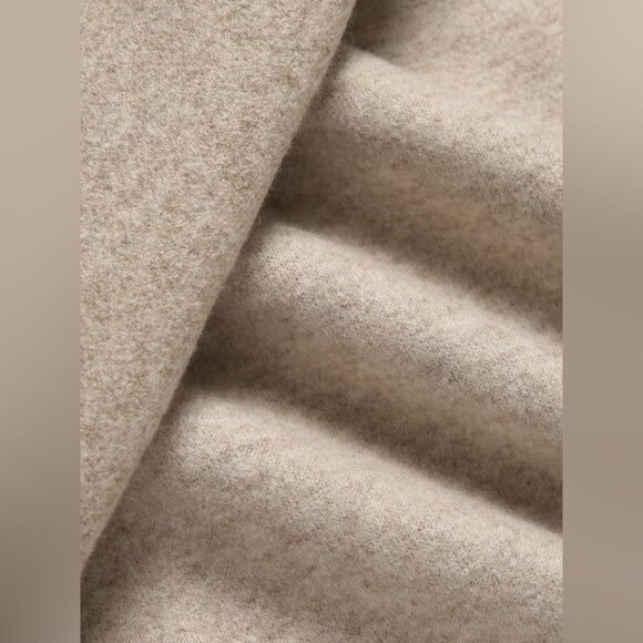 OGL Move Cashsoft Wool-like Flared Maxi Skirt Heather Oatmeal Size Medium NEW - Picture 9 of 15